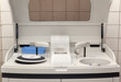 modern robotical machine for centrifuge blood and urine testing