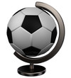 Illustration: soccer globe soccer globe