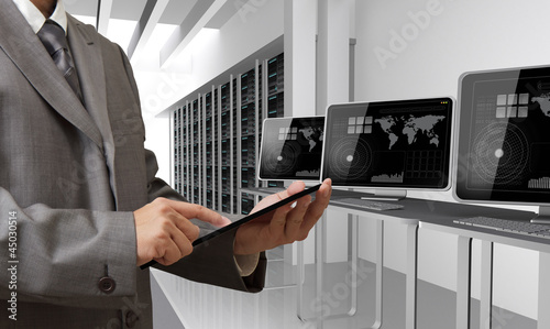 Photo: cloud network server concept cloud network server concept