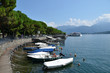Lenno town at the famous Italian lake Como