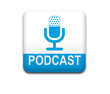 Boton cuadrado blanco PODCAST