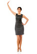 Business woman holding something
