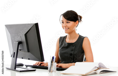 Photo: Businesswoman at the office Businesswoman at the office