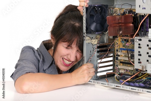 Photo: technology despair technology despair