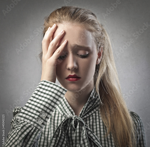 Photo: Desperate Blonde Girl Desperate Blonde Girl