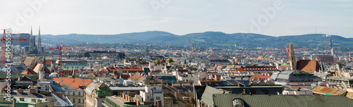 Photo: High resolution panorama of Vienna from Stephansdom High resolution panorama of Vienna from Stephansdom