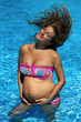 Photo: Pregnant woman in pool Pregnant woman in pool