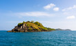 Island of Nam Du islands, blue sky with cloud, Kien Giang provin
