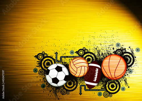 Illustration: Balls background Balls background