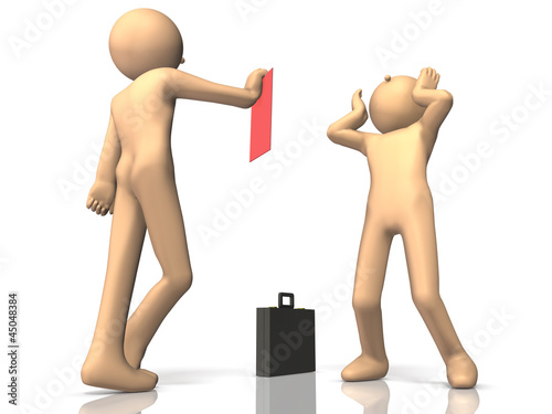 Illustration: It is a shock being laid off. It is a shock being laid off.