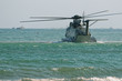 HH-3F rescue helicopter during a water landing