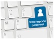 clavier mon espace personnel