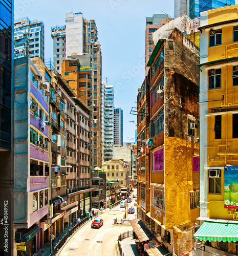 Photo: street view in Wan Chai, Hong Kong street view in Wan Chai, Hong Kong
