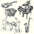 musical instruments