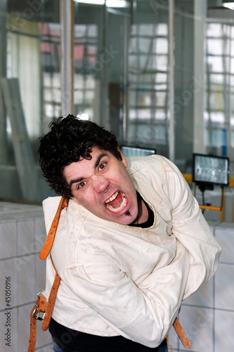 Photo: Crazy man Crazy man