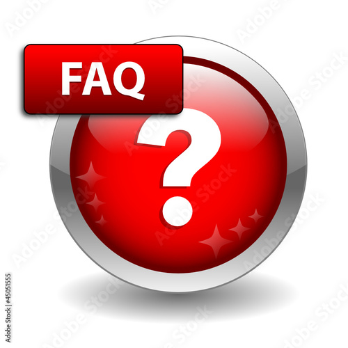 Vector: "FAQ" Web Button (information help customer service hotline) "FAQ" Web Button (information help customer service hotline)