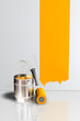 Farbeimer Rolle Wand O2
