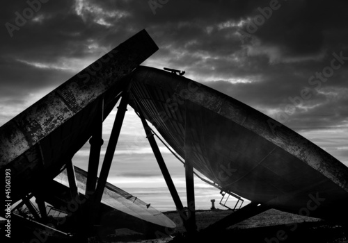 Photo: radar dishes radar dishes