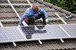 Solaranlage auf einem Dach