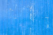 Blaue Bretterwand