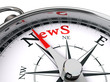 news concept compass