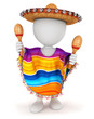 3d white people mexican
