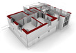 Render of an insulated family house
