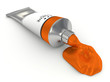 Tube de Gouache Orange