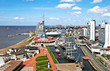 Blick auf die City