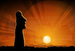 Vektor: Easter Island Statue Moai In The Beams Of Sun Easter Island Statue Moai In The Beams Of Sun