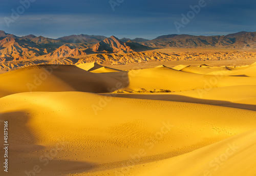 Photo: Dawn on Mesquite Dunes in Death Valley Dawn on Mesquite Dunes in Death Valley