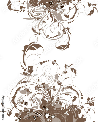 Vector: Abstract floral background Abstract floral background