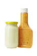 Mayonnaise and Thousand Island Dressing in Glass Bottles