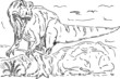 dinosaur attack