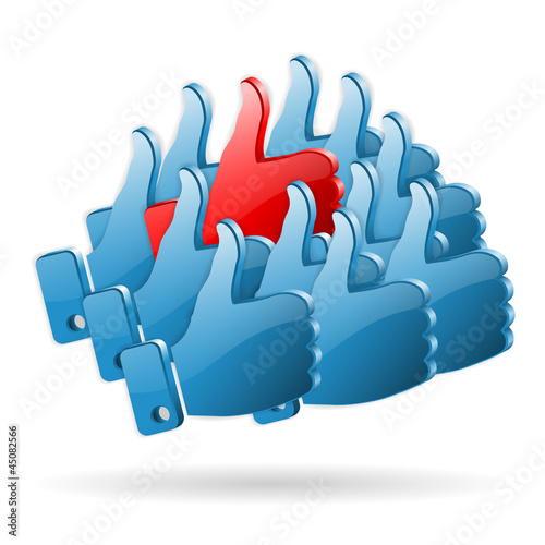Vector: Special Opinion - Social Media Concept Special Opinion - Social Media Concept