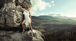 Photo: Young lady posing in mountain Young lady posing in mountain