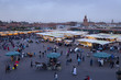 Djemaa el Fna market in early evening