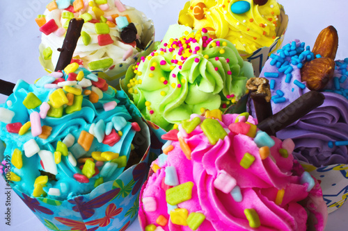 Photo: colorful of Cupcake colorful of Cupcake