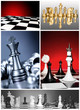 Illustration: Chess combination. A full series in portfolio by word chess. Chess combination. A full series in portfolio by word chess.