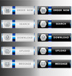 High-detailed modern web buttons