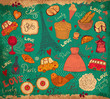 Vintage Vector Set of Paris symbols