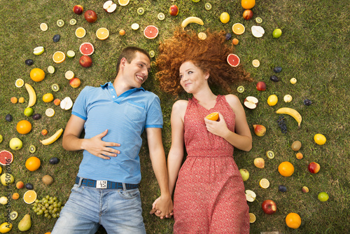 Foto: Couple with fruit Couple with fruit