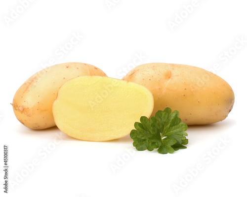Photo: New potato and green parsley New potato and green parsley