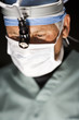 "USA, Utah, Provo, portrait of surgeon during operation"