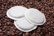 Tas de dosettes de café pour machines