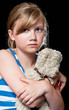 Scared girl