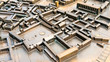 Miniature metal city