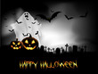Halloween night background