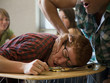 Photo: "USA, Utah, Young man bullying teenage boy (16-17) in classroom" "USA, Utah, Young man bullying teenage boy (16-17) in classroom"