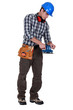 Man using sander